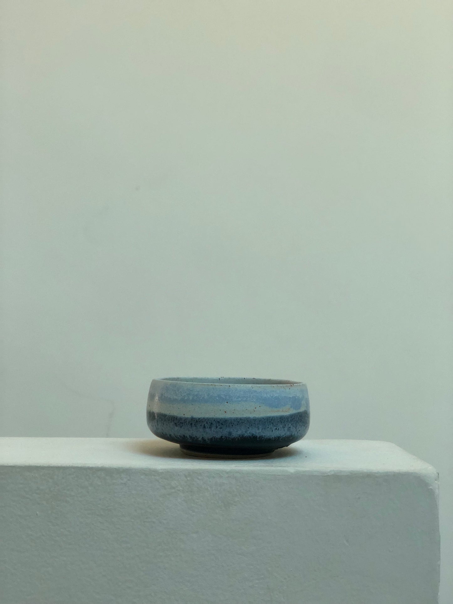 Blue Stone tea bowl 3 - Hand Made