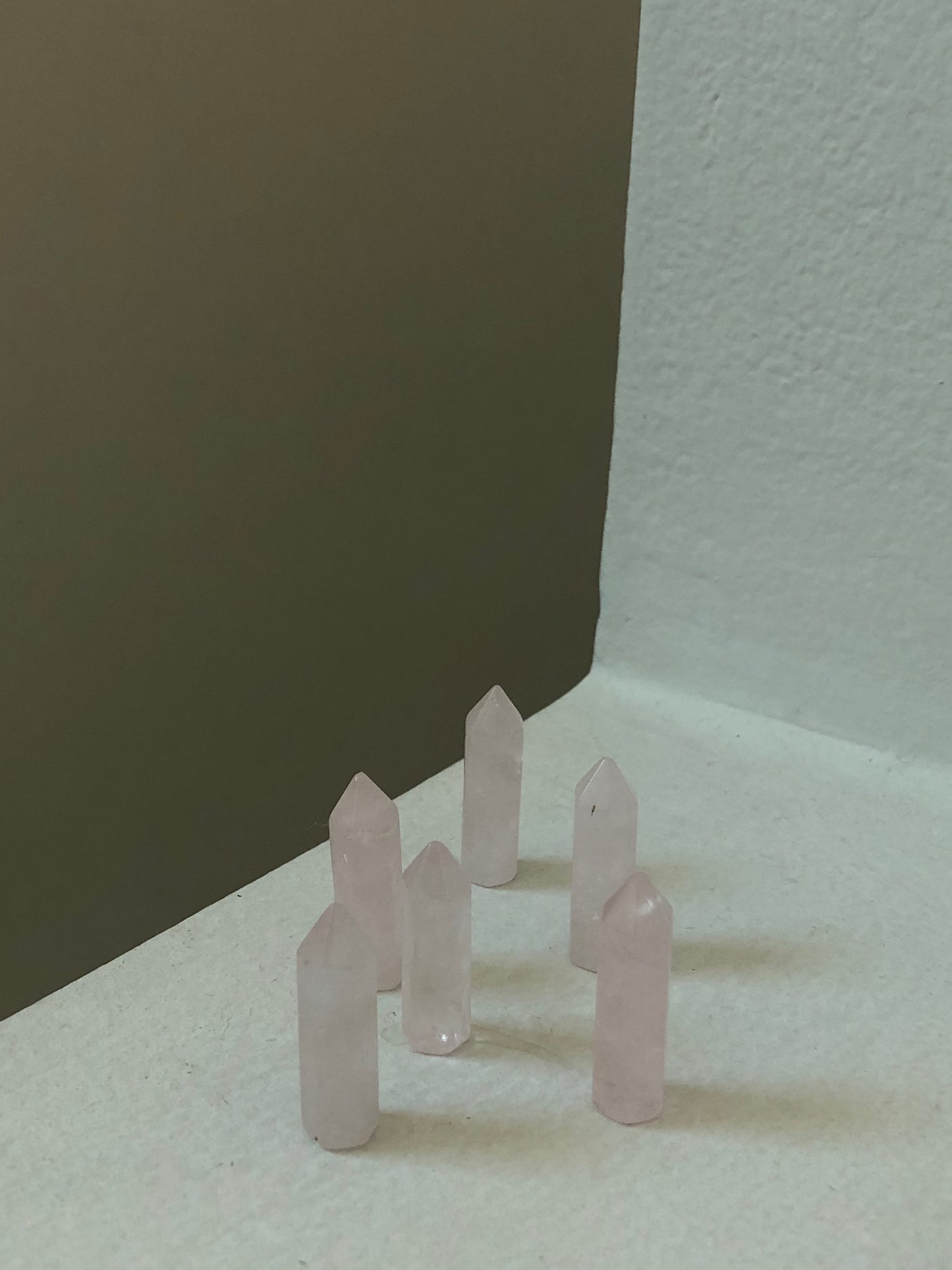 Mini Rose Quartz Crystal Tower